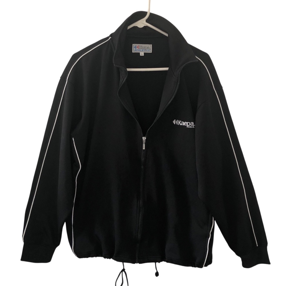 Kaepa Athletics USA Men's Black Performance Track Style Jacket Size LL